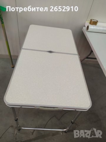 Сгъваема маса за излет, отдих, къмпинг, риболов с размери 120×60см. Чисто нова Цена 69лв/35,28€, снимка 11 - Къмпинг мебели - 37010328