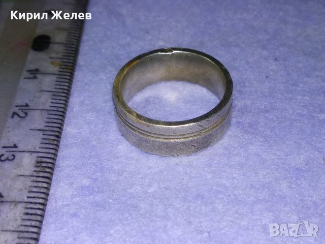 Стара МАСИВНА СРЕБЪРНА СТИЛНА ХАЛКА ПРЪСТЕН СРЕБРО 925 РЪЧНА МАЙСТОРСКА АРТ ИЗРАБОТКА 40517, снимка 9 - Пръстени - 42599893