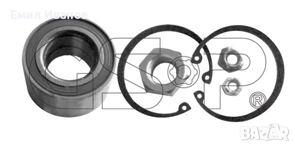 КОМПЛЕКТ КОЛЕСЕН ЛАГЕР фолксваген кади,VW CADDY,голф 1,GOLF 1