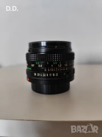Обективи Canon FD - 50mm F1.8 / 28mm F2.8 / 200mm F3.3, снимка 4 - Обективи и филтри - 55802258