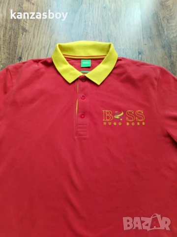 hugo boss green - страхотна мъжка тениска L, снимка 2 - Тениски - 51009904