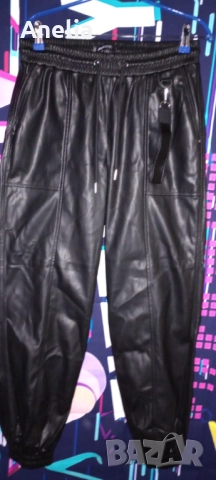 Дамски Кожен Панталон ЛУКС М Л ХЛ, снимка 3 - Панталони - 52558877