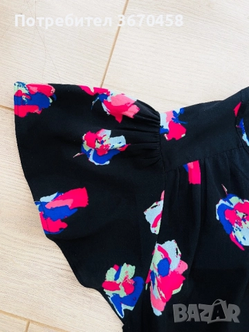 Дамски размер Л ХЛ модерен къс тънък гащеризон, снимка 3 - Гащеризони - 51755302