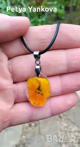 Колие от естествени цветя , снимка 6 - Колиета, медальони, синджири - 46654375