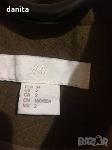 H&M почти ново палто, снимка 4 - Палта, манта - 31943522