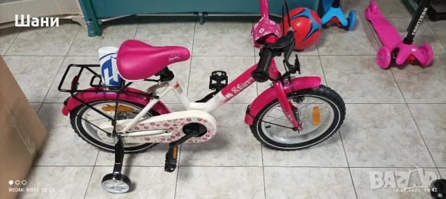 Детски велосипед 14 цола Принцес., снимка 1
