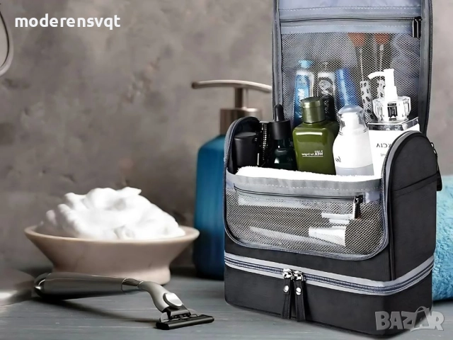Чанта за тоалетни принадлежности за пътуване, голяма, унисекс, водоустойчива, снимка 4 - Други стоки за дома - 52119418