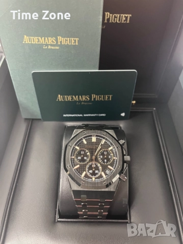 Audemars Piguet Royal Oak Chronograph 41mm Black Ceramic 50th Anniversary, снимка 2 - Мъжки - 52999444