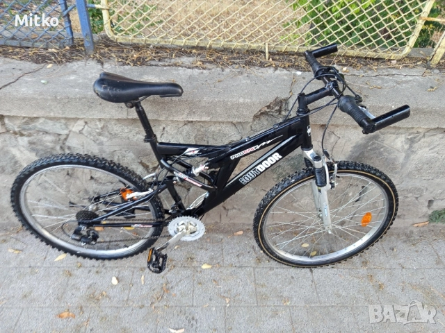 26 цола алуминиев велосипед с 21 скорости усилени капли амортисьори предни и задни като нов , снимка 7 - Велосипеди - 51761777