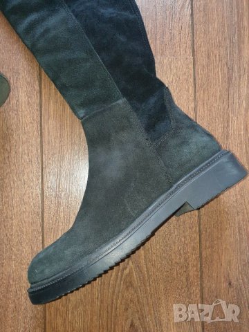Ботуши ест.кожа/велур, снимка 4 - Дамски ботуши - 30537687