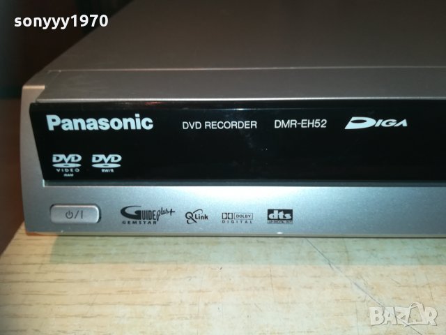panasonic dmr-eh52 hdd/dvd recorder-внос germany, снимка 12 - Плейъри, домашно кино, прожектори - 30249103