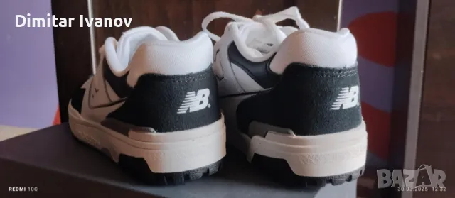 New Balance 550- кожа, снимка 4 - Детски маратонки - 49697833
