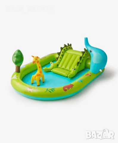 Детски басейн с пързалка и пръскалка