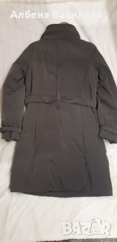 Кафяво дълго зимно яке   MAX MARA, снимка 3 - Якета - 44375114