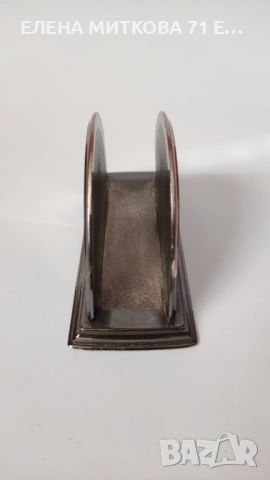 Масивен салфетник от метал, снимка 3 - Аксесоари за кухня - 54272578