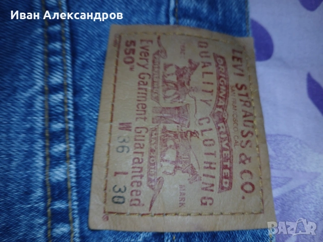 Дънки Levis-W36 L30-550, снимка 4 - Дънки - 53199355