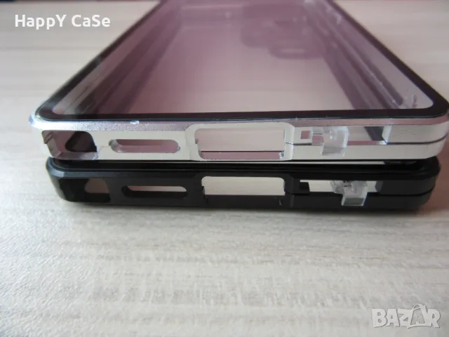 Samsung Galaxy S25 Ultra / S25+ / S25 / Двоен 360° магнитен кейс калъф с камера протектор, снимка 11 - Калъфи, кейсове - 48736561