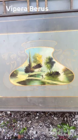 Старинно легло, креват., снимка 3 - Спални и легла - 48201462