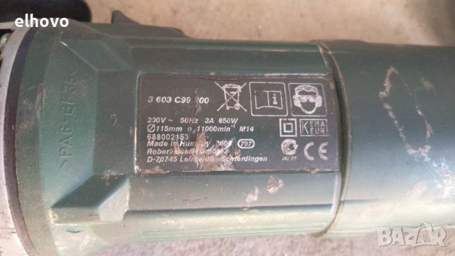 Ъглошлайф BOSCH PWS 650, снимка 5 - Други инструменти - 39764026