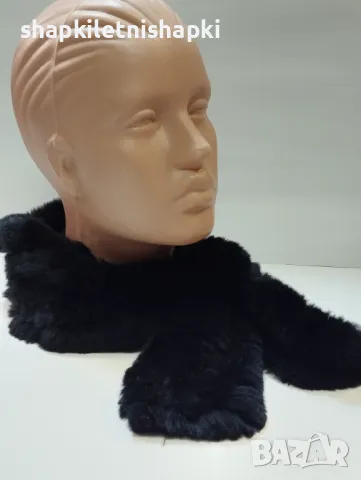 Дамски заешки шал,лукс 139, снимка 2 - Шалове - 48006810