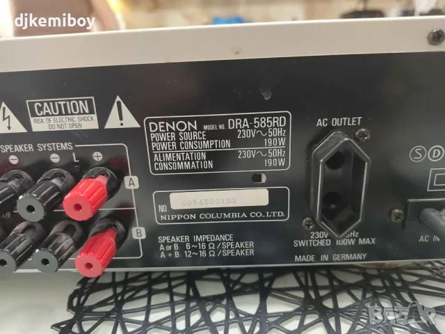 Denon Dra 585 rd, снимка 6 - Ресийвъри, усилватели, смесителни пултове - 55787144