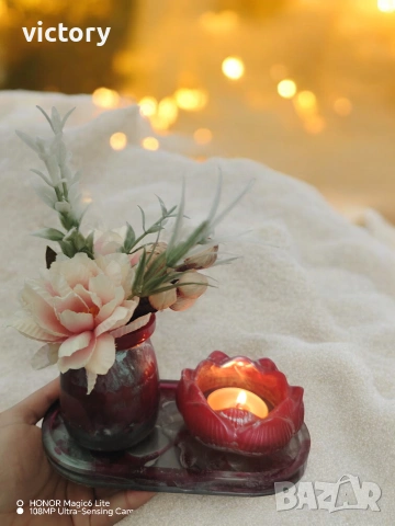 Ръчно изработен комплект от епоксидна смола – идеален подарък или декорация!