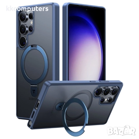 TORRAS Guardian Ostand Калъф за Samsung Galaxy S25 Ultra с MagSafe, Стойка и Скрийн Протектор – Три , снимка 2 - Калъфи, кейсове - 51430993