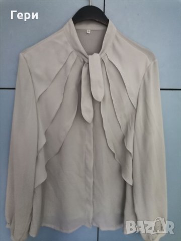 Елегантна риза в сивата гама, снимка 2 - Ризи - 33699521