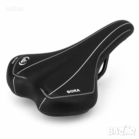 Седалка за велосипед Selle Monte Grappa Bora, черна, Made in Italy, снимка 3 - Аксесоари за велосипеди - 47370056