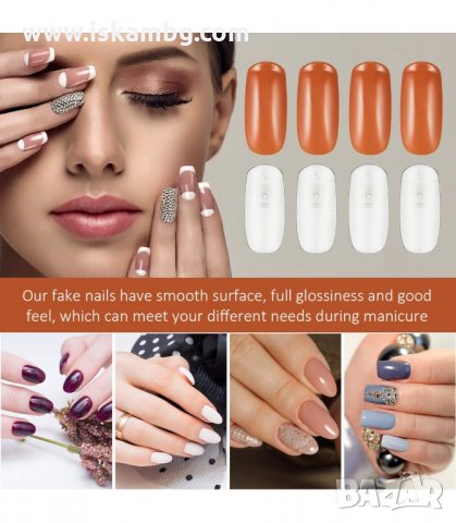 КОМПЛЕКТ ОТ 100 БРОЯ НОКТИ ЗА ТРЕНИРОВЪЧНА РЪКА - КОД 3169, снимка 5 - Продукти за маникюр - 33888630