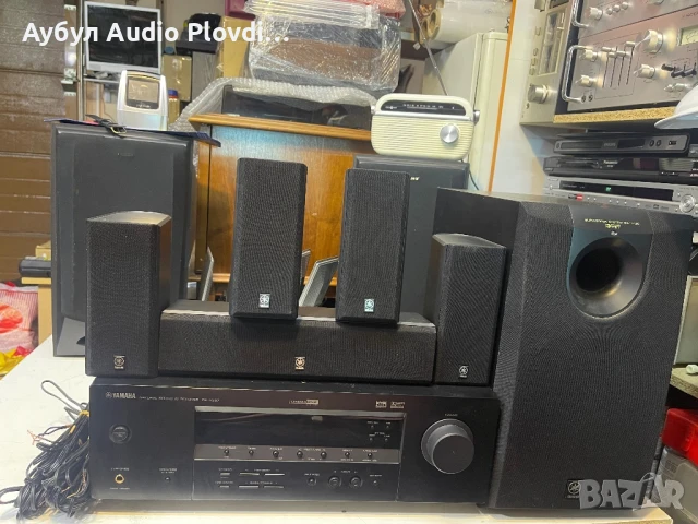 Yamaha RX-V357 5.1 ресивър за домашно кино С 6 Бр. Тонколони 