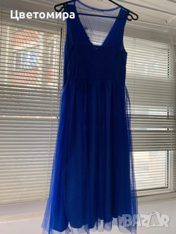 Официална рокля в турски синьо универсален размер, снимка 3 - Рокли - 53045594