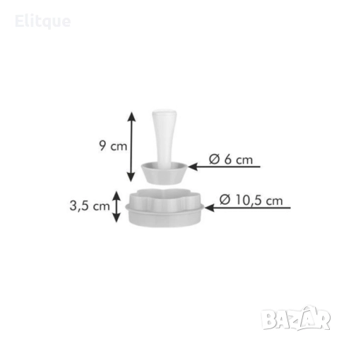 Комплект за тарталети Tescoma Delicia, снимка 4 - Други - 52831995