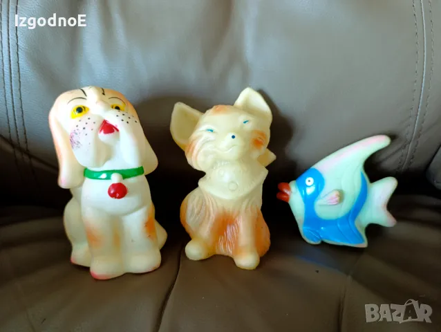 Ретро гумени играчки от соца, винтидж играчки 