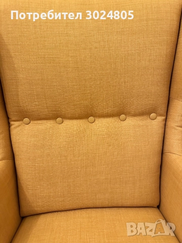 Кресло и табуретка Strandmon, снимка 7 - Дивани и мека мебел - 52484769