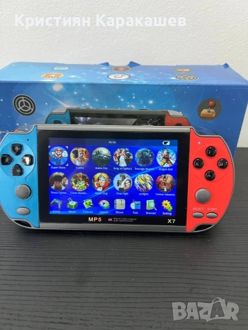 Преносима игрова конзола X7 4.3 инча с 20000 вградени игри,, снимка 2 - Други игри и конзоли - 54276092