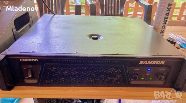 Усилвател SAMSON pg 2200, снимка 5 - Ресийвъри, усилватели, смесителни пултове - 51798912