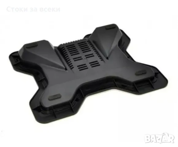 Охладител за лаптоп – Мощно охлаждане с безшумен вентилатор и RGB ефект, снимка 4 - Други стоки за дома - 49075896