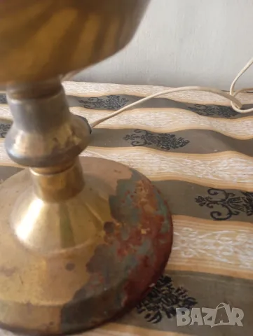 Стара настолна лампа, снимка 3 - Настолни лампи - 49914954