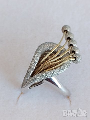 Златен марков пръстен, снимка 2 - Пръстени - 32021616