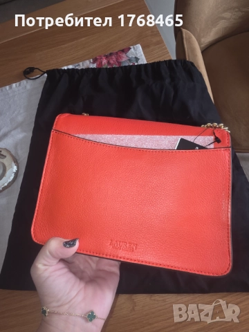 Кожена чанта ralph lauren, снимка 3 - Чанти - 52953578