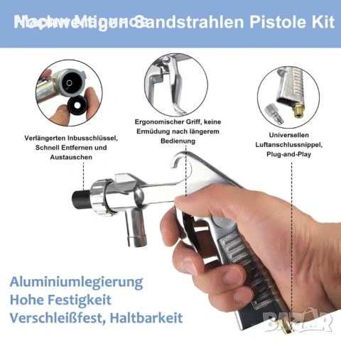 Пясъкоструен пистолет , снимка 3 - Други инструменти - 53289083