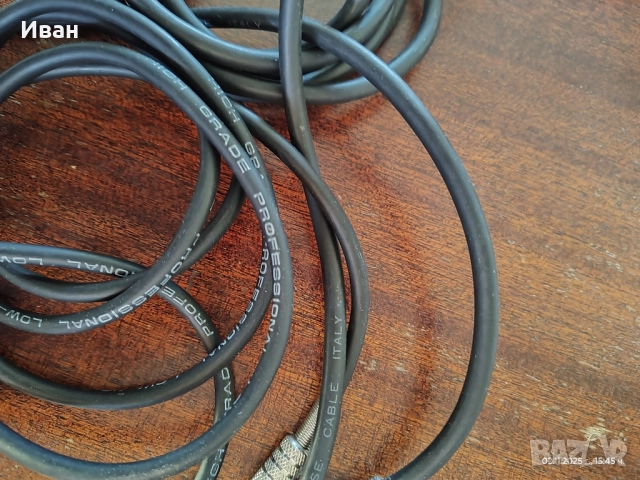 profesional low noise cable кабел за микрофон , снимка 6 - Микрофони - 52367453