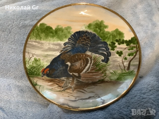 Стенна чиния порцелан производство Германия отличен състояние  диаметър 18 ‘5 см