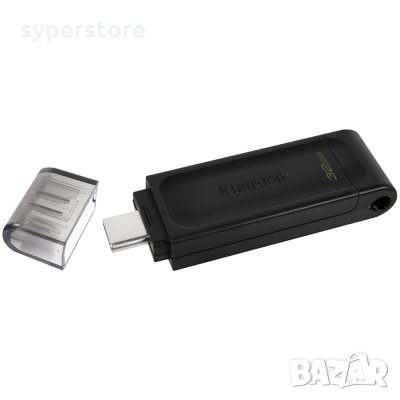 USB Флаш Памет 32GB USB 3.2 Kingston DT70/32GB USB Type C DataTraveler 70, Flash drive, снимка 1 - Друга електроника - 30664243