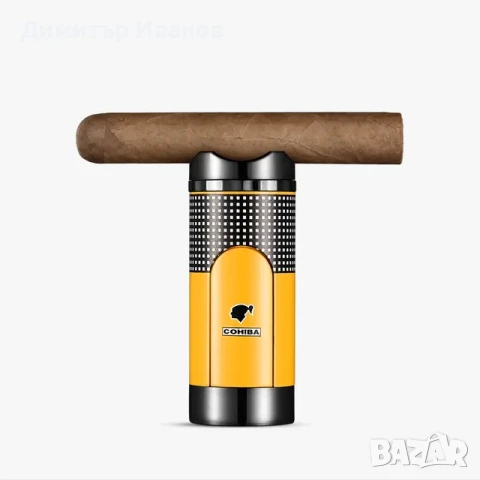 Cohiba подаръчен комплект от пепелник,запалка и ножица за пури, снимка 5 - Други - 50998786