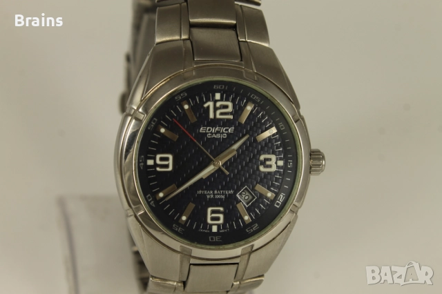 Мъжки Стоманен Кварцов Часовник CASIO Edifice EF-125, снимка 4 - Мъжки - 52509744