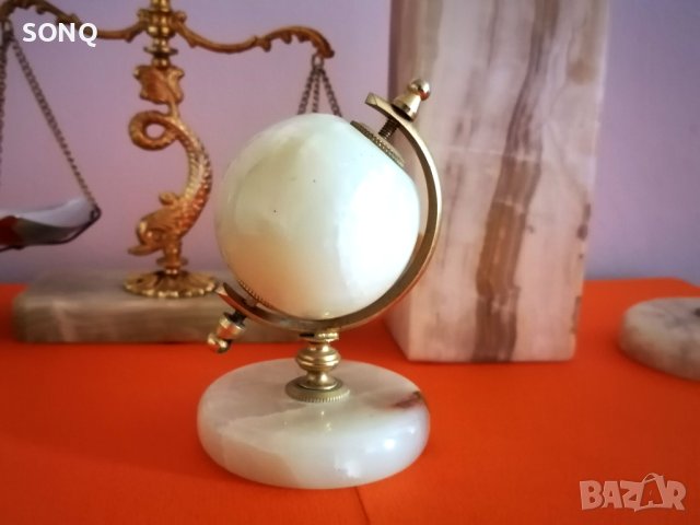 Уникално Красив Колекционерски Комплект От Оникс И Позлата, снимка 5 - Антикварни и старинни предмети - 42785033