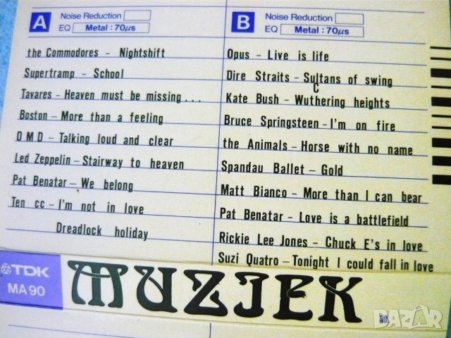 TDK MA C-90 метална аудио касета, снимка 8 - Декове - 52804512