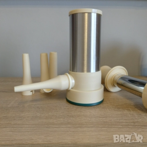 Шприц за пълнене на луканки | Ръчна пълначка за месо и кайма, снимка 11 - Аксесоари за кухня - 52280081